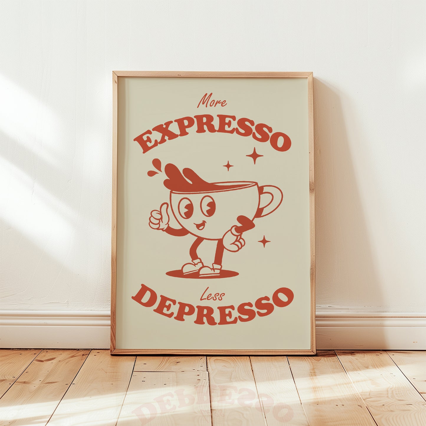 More Expresso Less Depresso Print