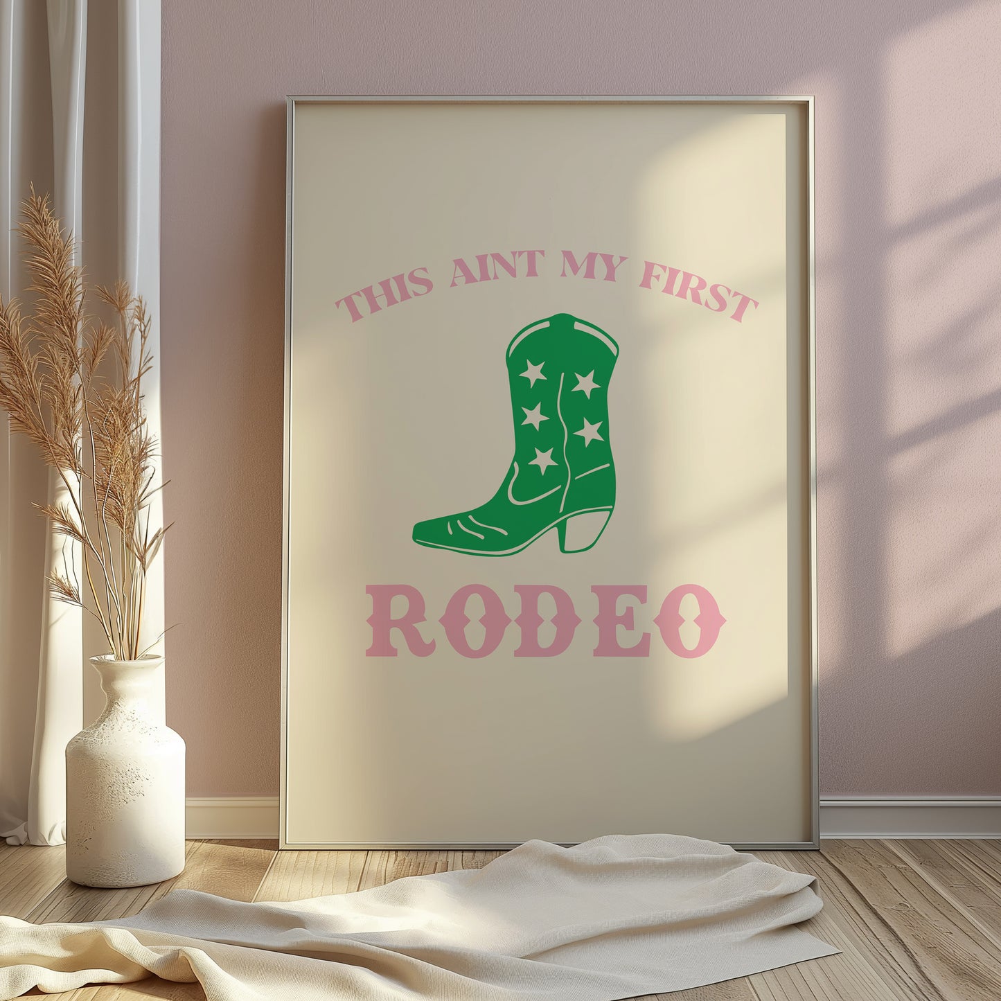 This Aint My My First Rodeo Print