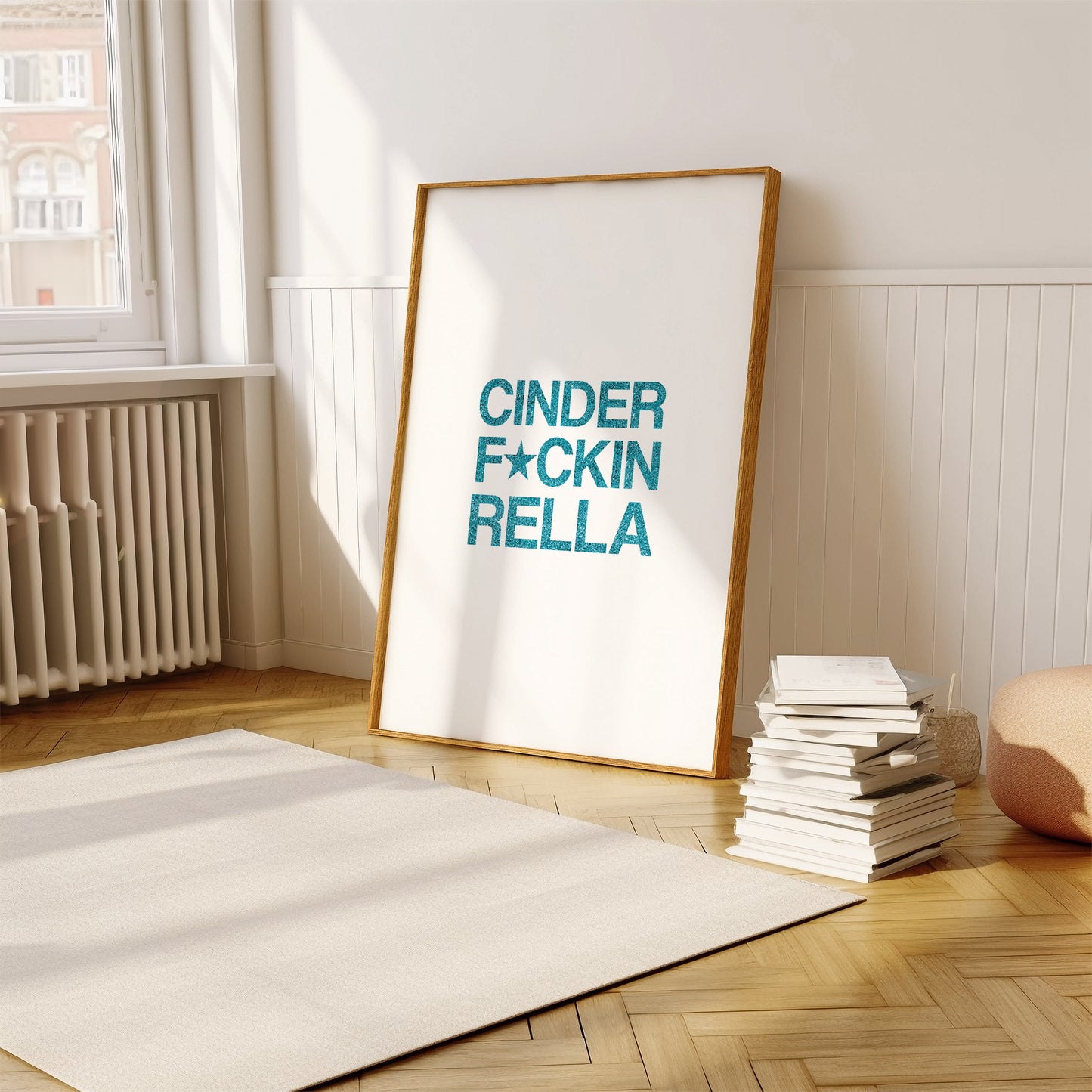 Cinder F*ckin Rella Print