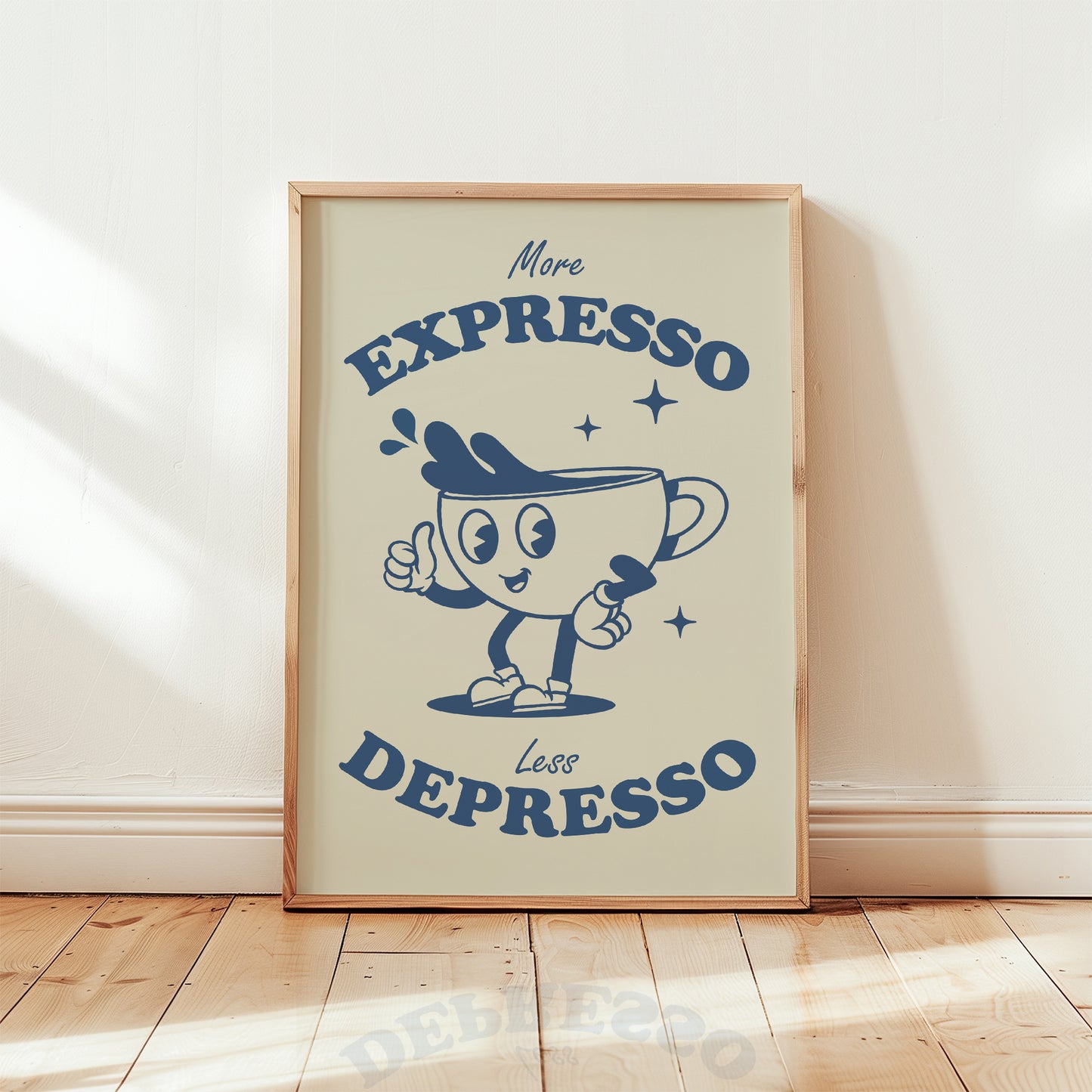 More Expresso Less Depresso Print