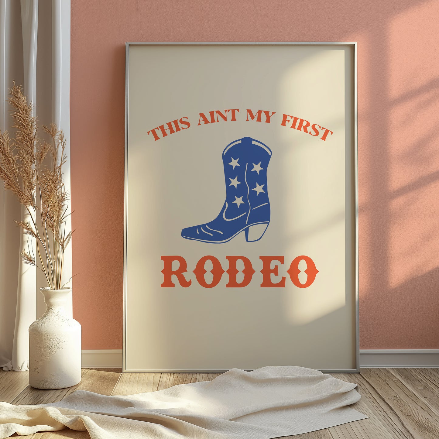 This Aint My My First Rodeo Print