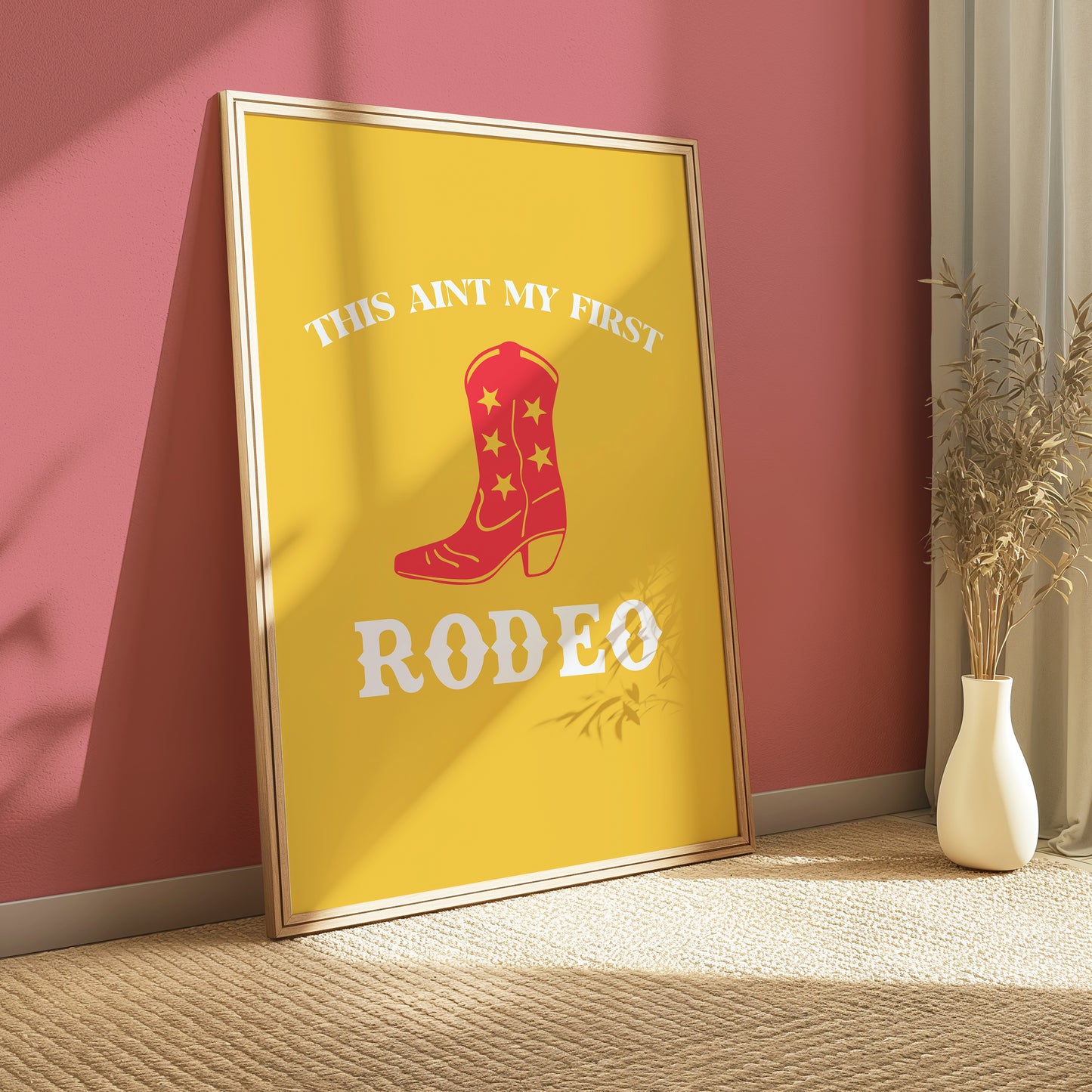 This Aint My My First Rodeo Print