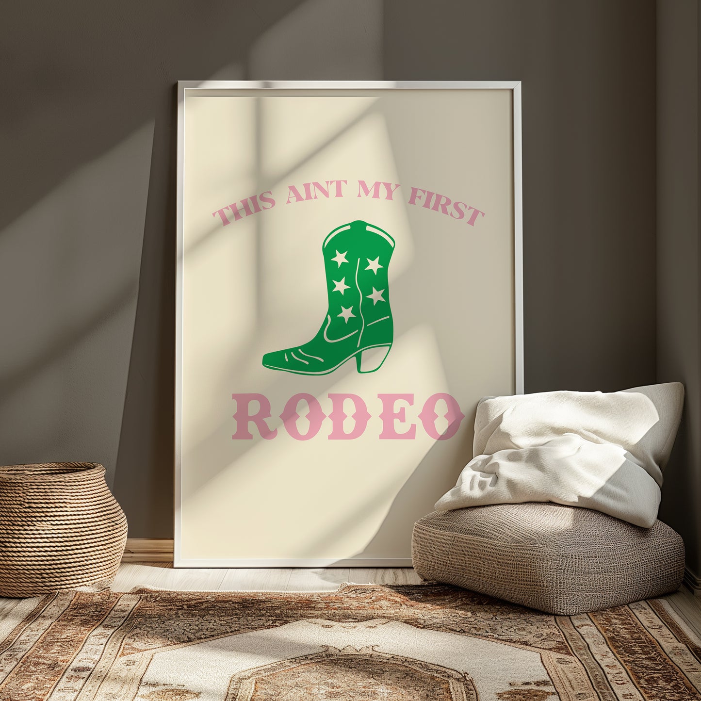 This Aint My My First Rodeo Print