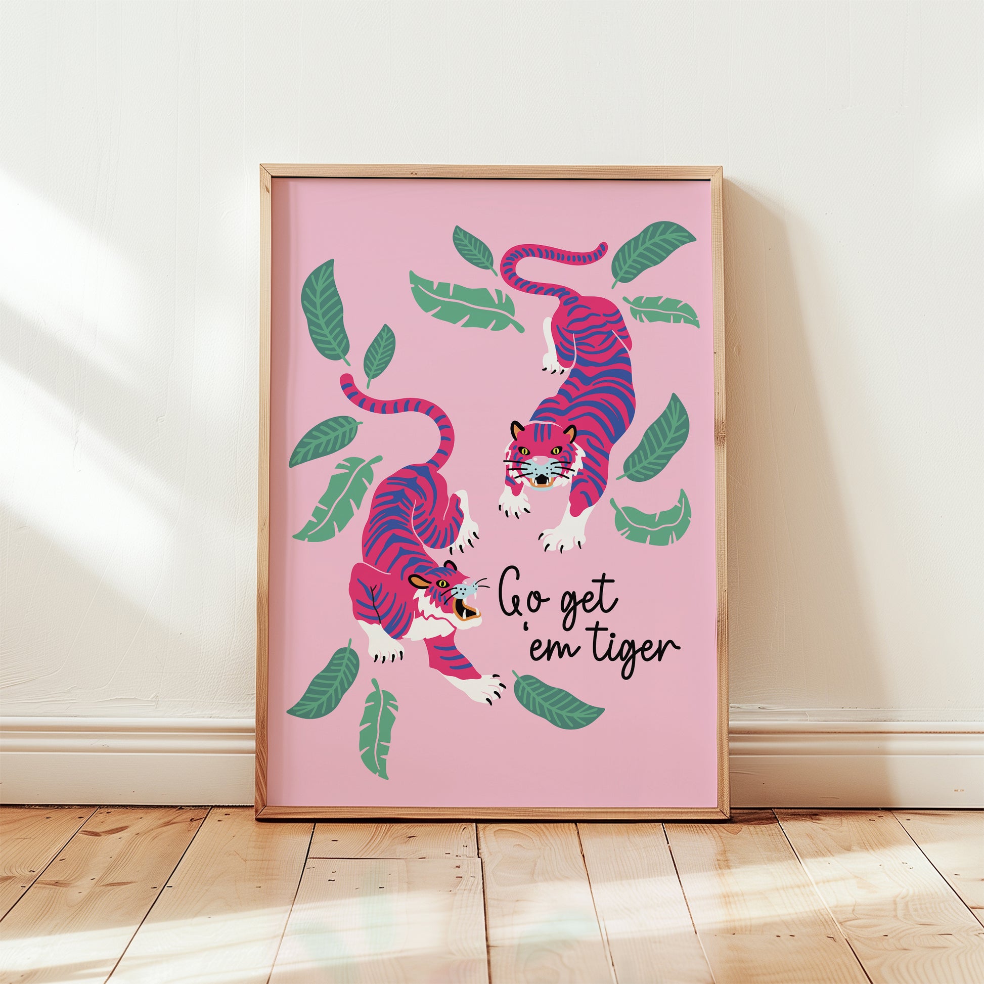 Go Get 'Em Tiger Print