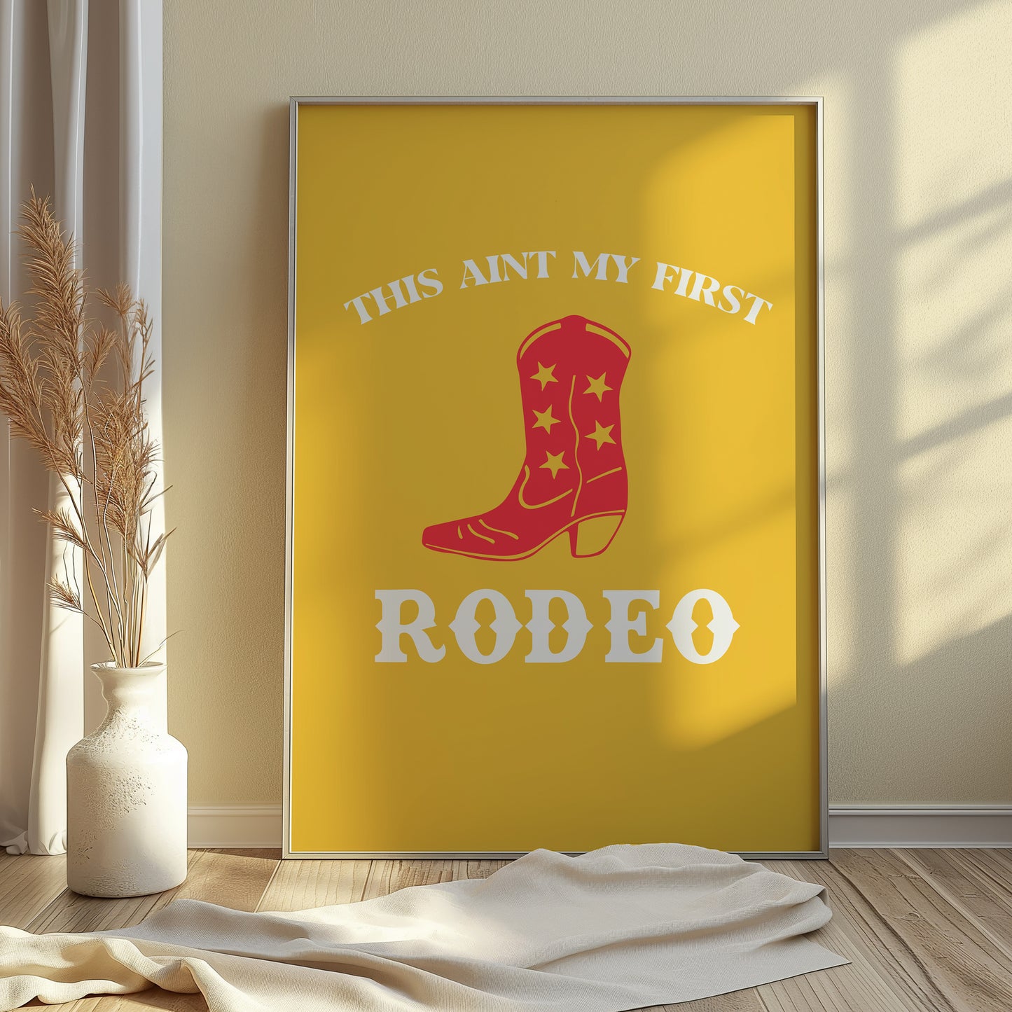 This Aint My My First Rodeo Print